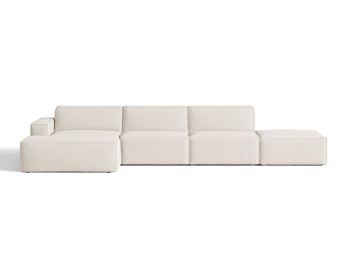 Divano Angolare Componibile Jodie, 5 Posti, 162x341x77