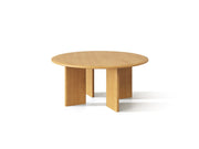 Tavolino da Caffè, "Charlotte", 90x90x40 - Rovere Naturale