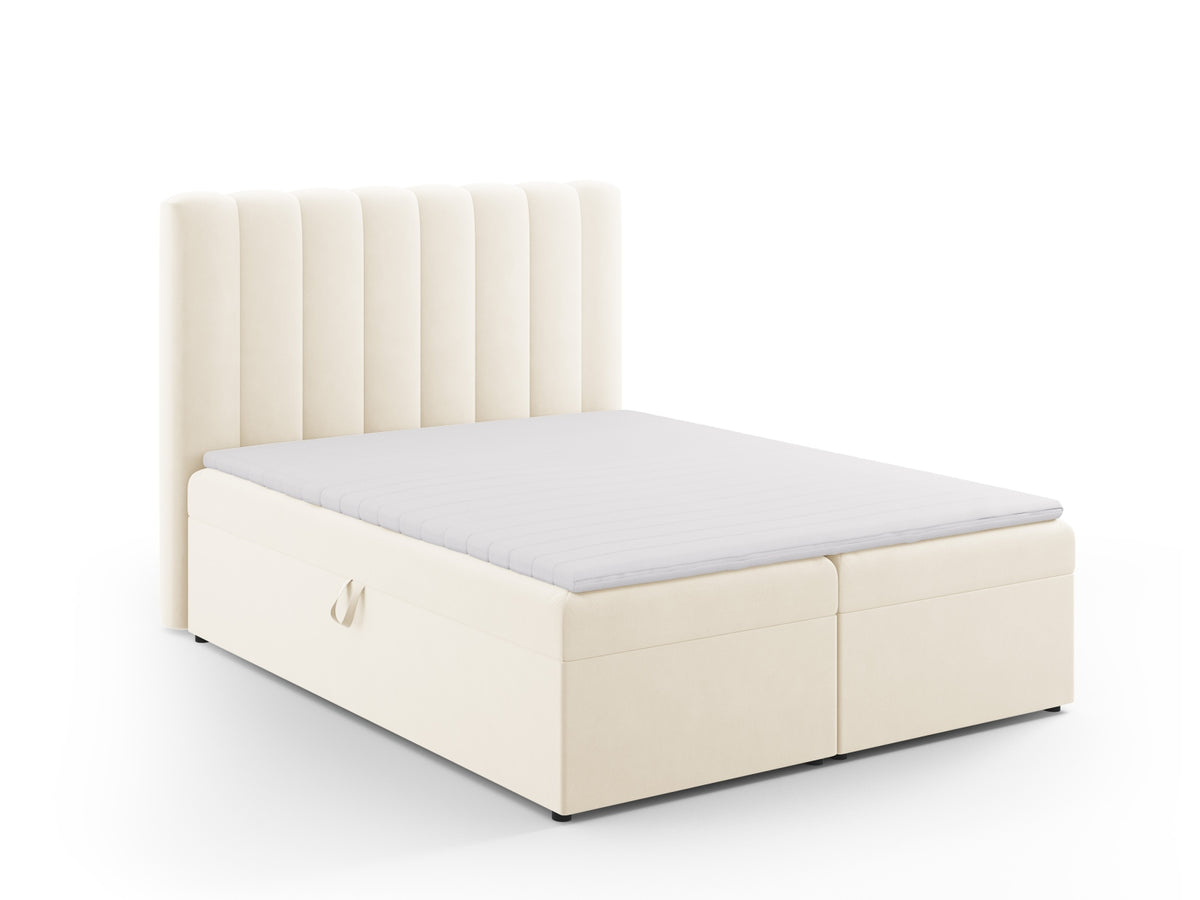 Letto: testiera + molle/materasso + coprimaterasso, "Kelp", 210x160x125