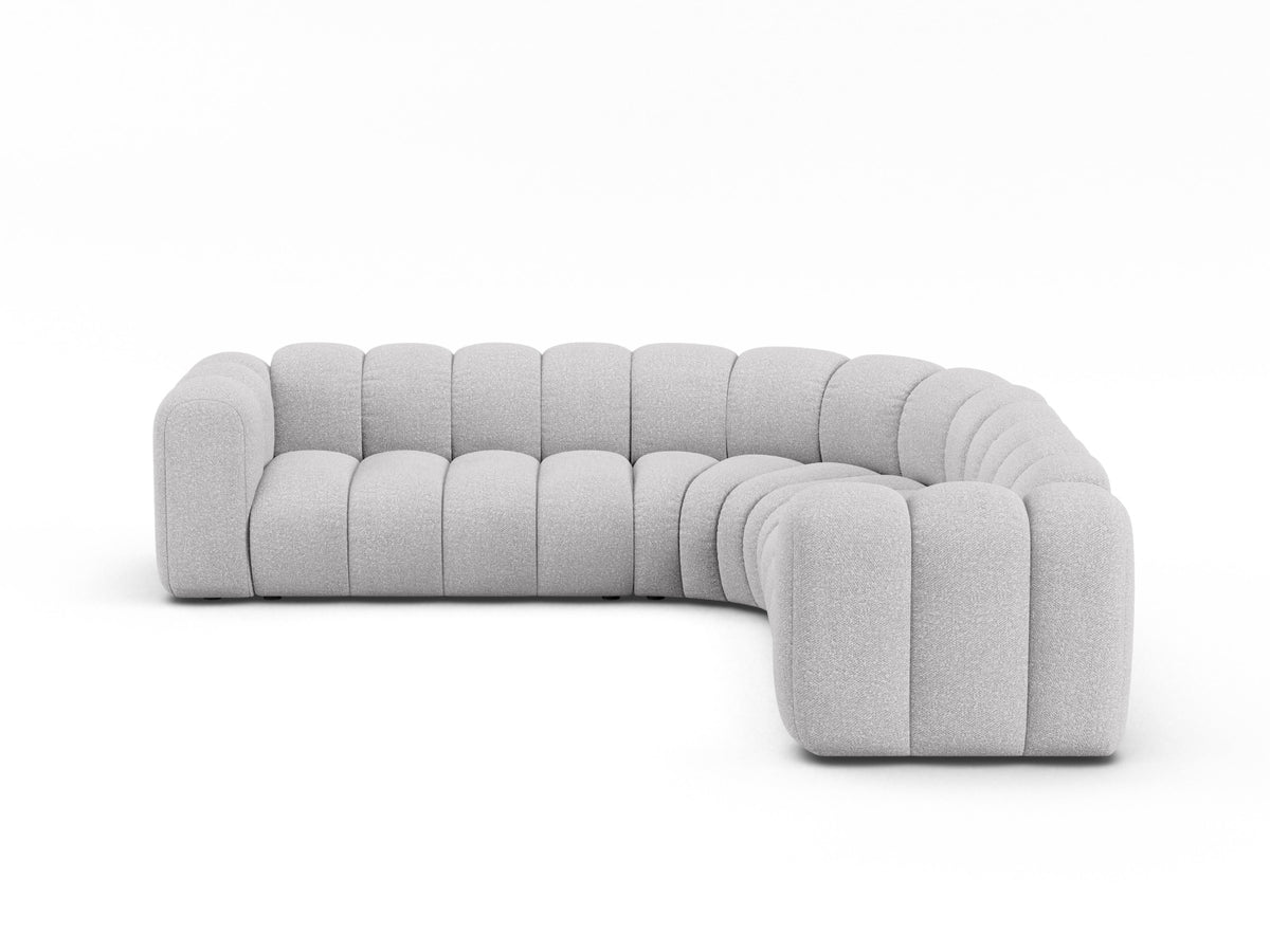 Divano Angolare Simmetrico Componibile Lupine, 6 Posti, 280x280x70