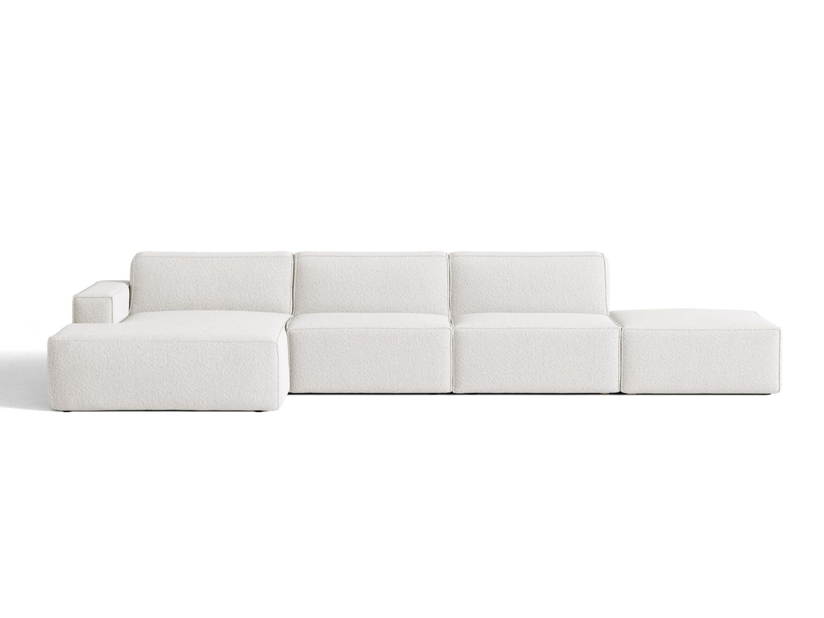Divano Angolare Componibile Jodie, 5 Posti, 162x341x77
