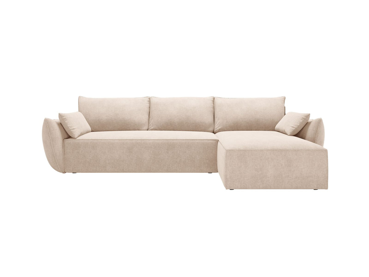 Divano Letto Angolare con Contenitore Kaelle, 4 Posti, 168x262x87