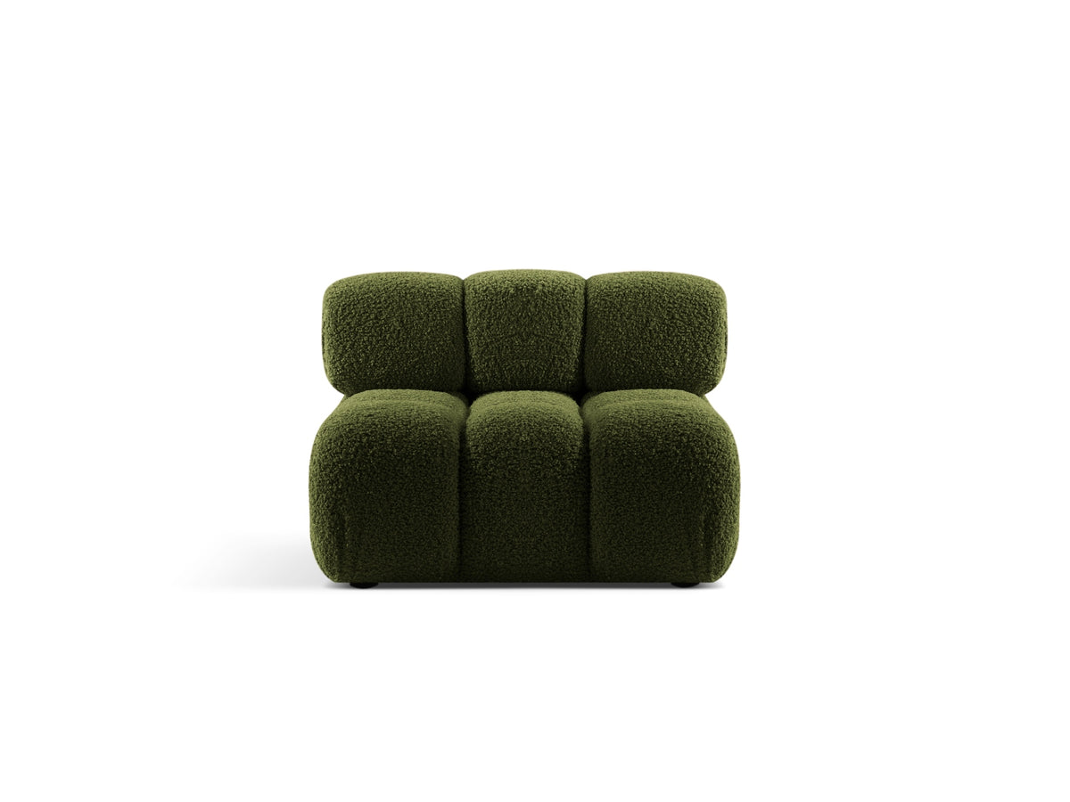 Modulo senza Braccioli, "Bellis", 1 Posto, 94x94x70 - Verde