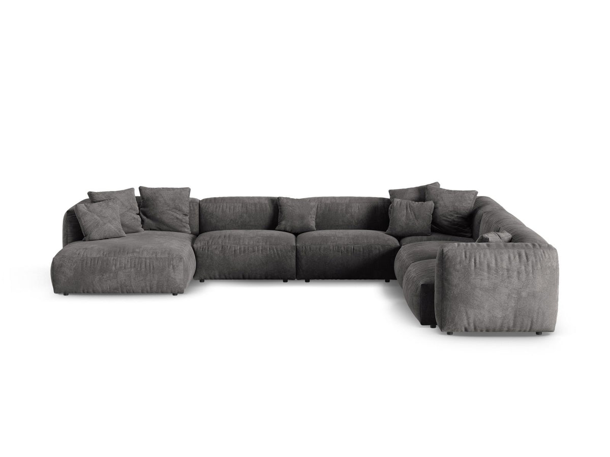 Divano Angolare Componibile XL Martina, 6 Posti, 330x420x75