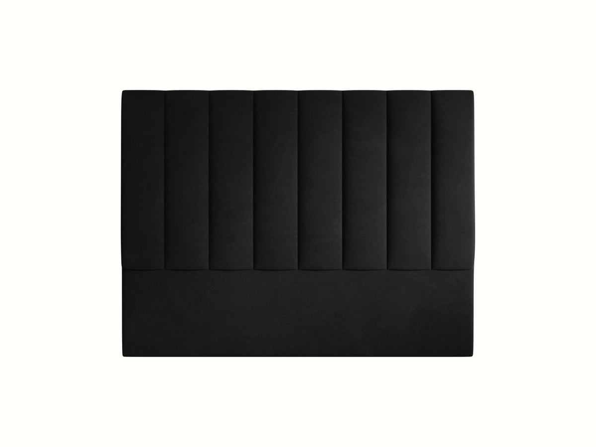 Testiera Marl Alta 120 cm - Nero 160x200