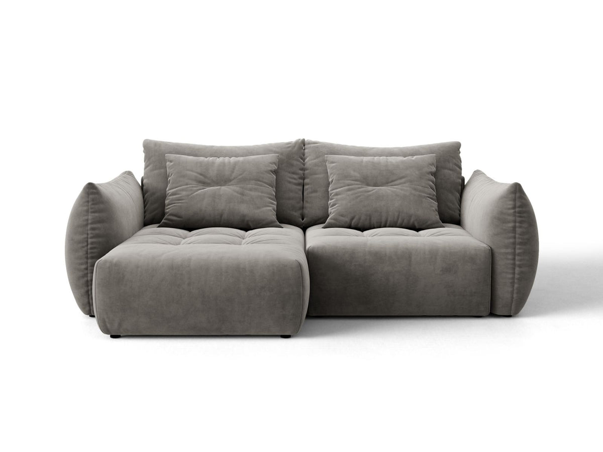 Divano Letto Angolare Componibile con Contenitore Bloom, 3 Posti, 152x250x87