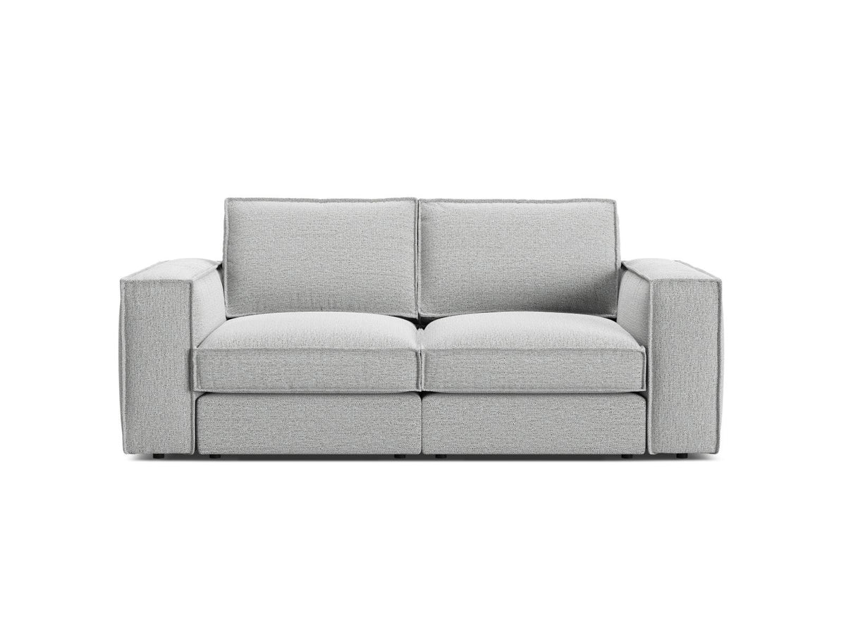 Divano Modulare, "Pola", 2 Posti, 206x103x88 - Grigio Chiaro