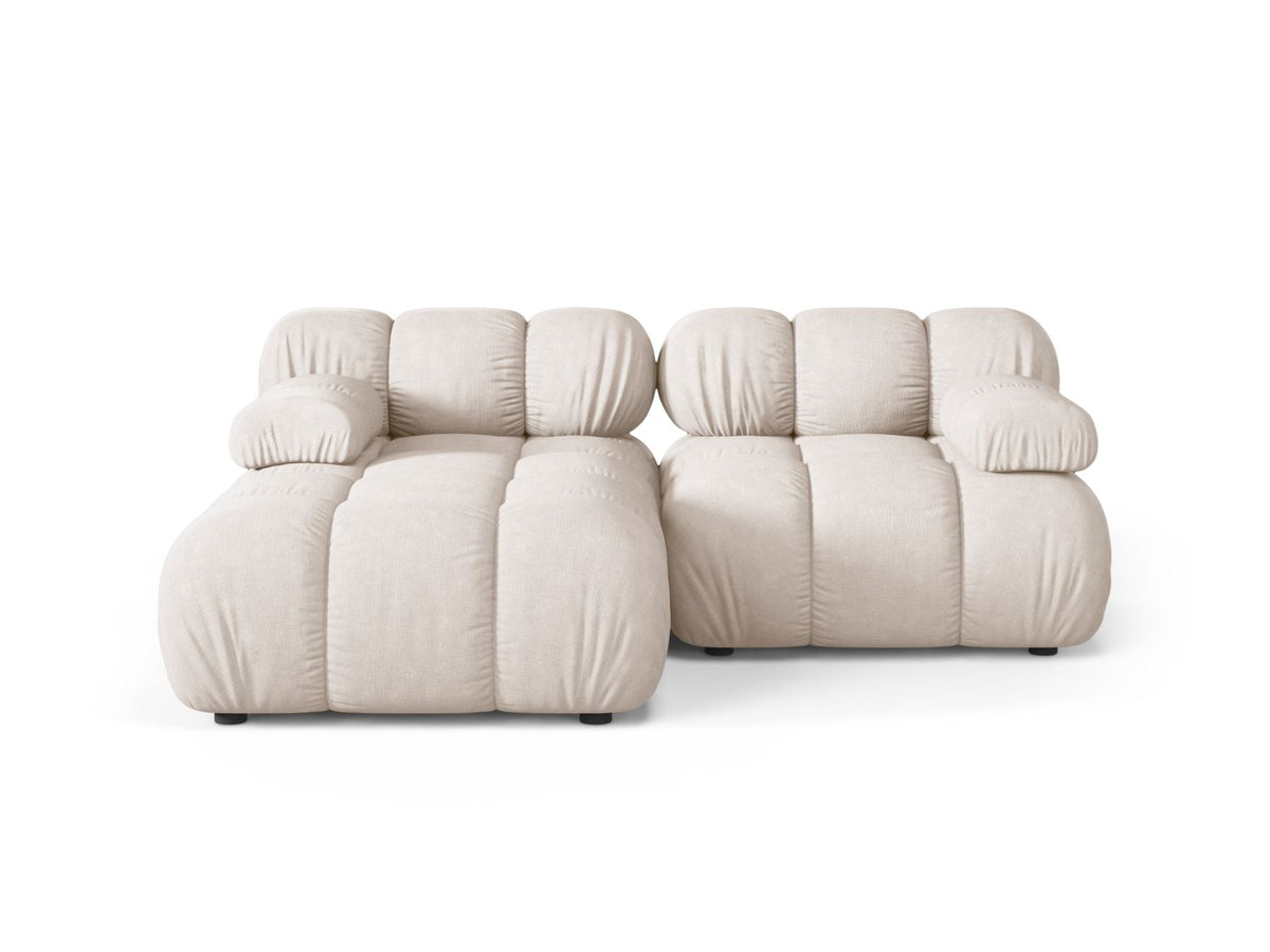 Divano Angolare Modulare Sinistro, "Bellis", 3 Posti, 188x155x70 - Beige