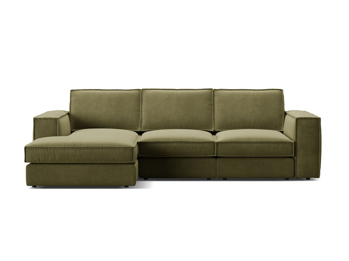 Divano Angolare Componibile Pola, 3 Posti, 158x284x88