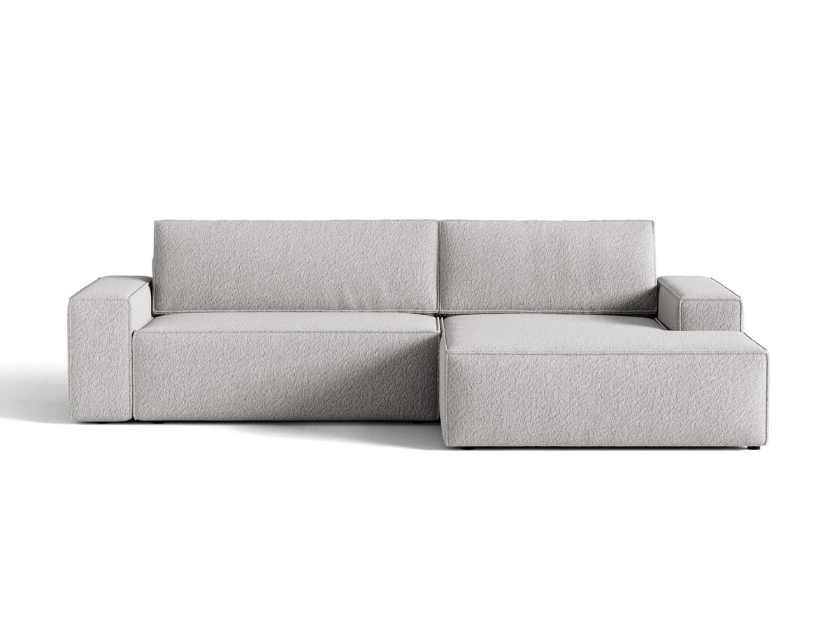 Divano Letto Angolare con Contenitore Jodie, 3 Posti, 151x246x86