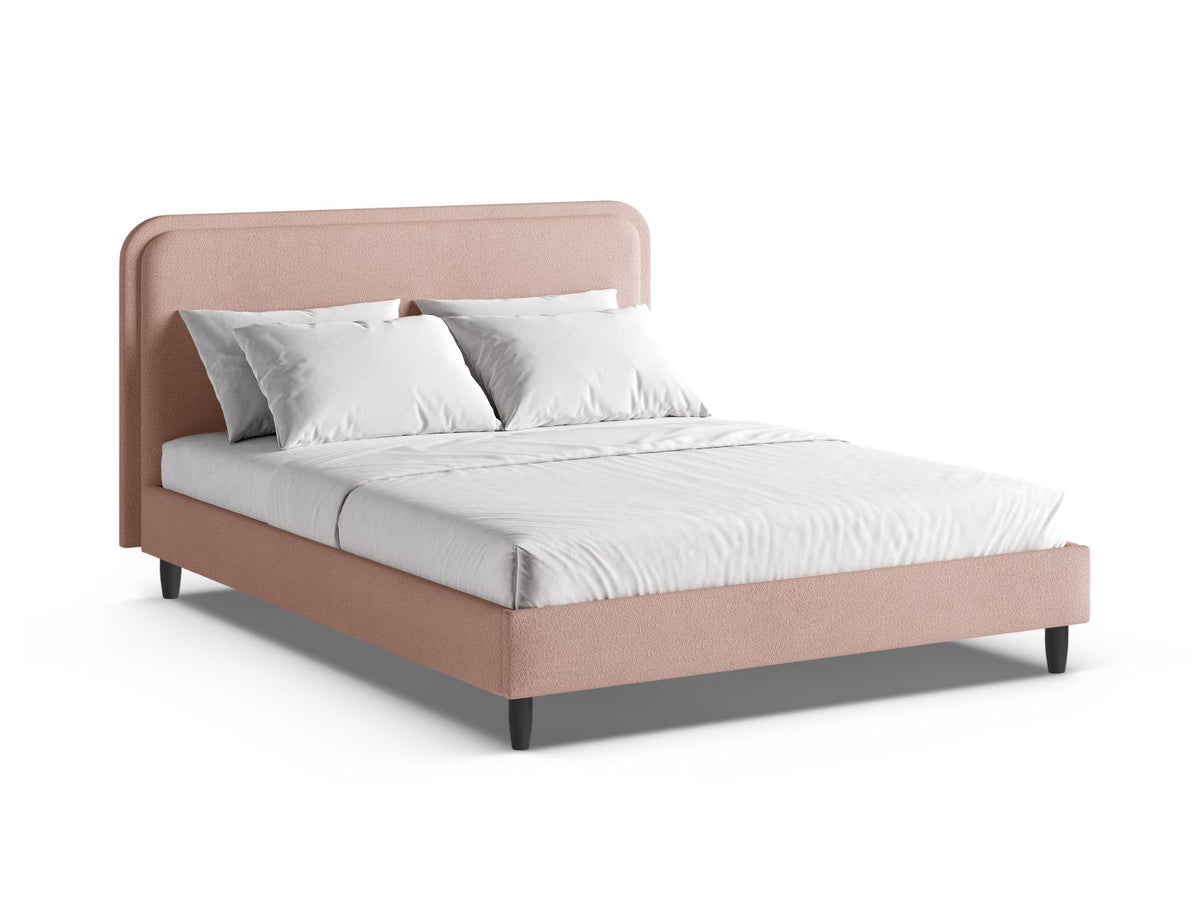Letto con Testata, "Aveline", 214x195x117 - Rosa Cipria