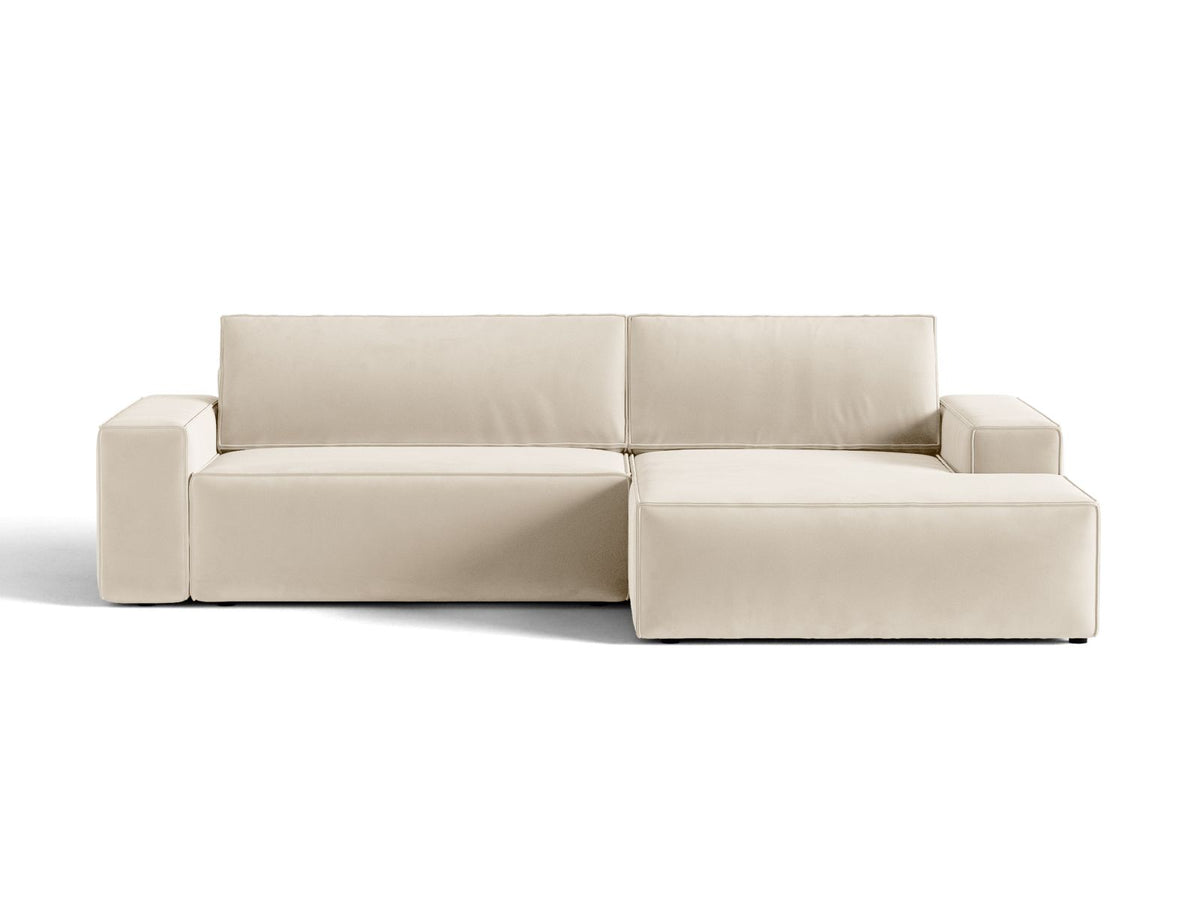Divano Letto Angolare con Contenitore Jodie, 3 Posti, 151x246x86