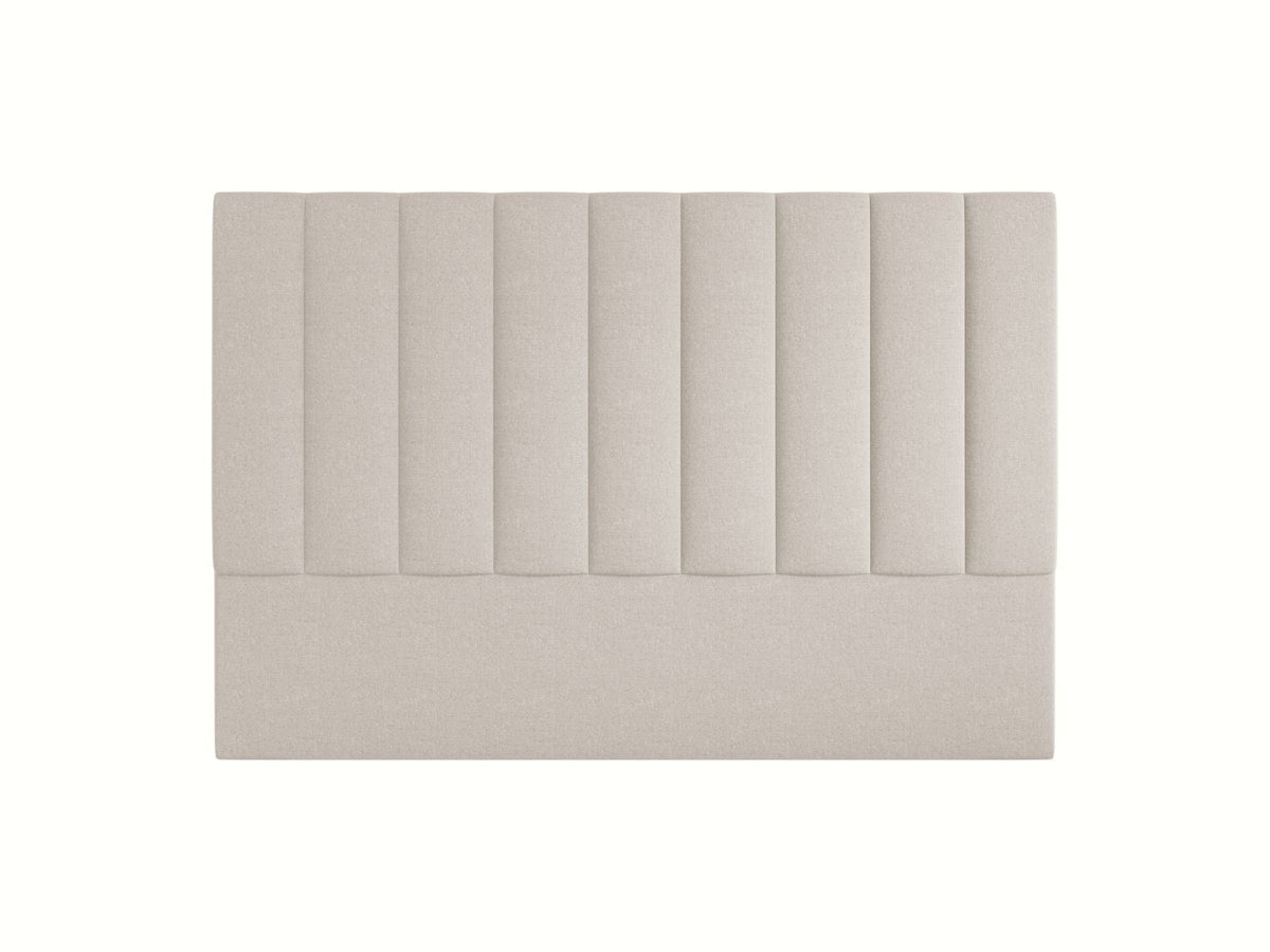 Testata del Letto, "Marl", 180x8x120 - Beige Scuro