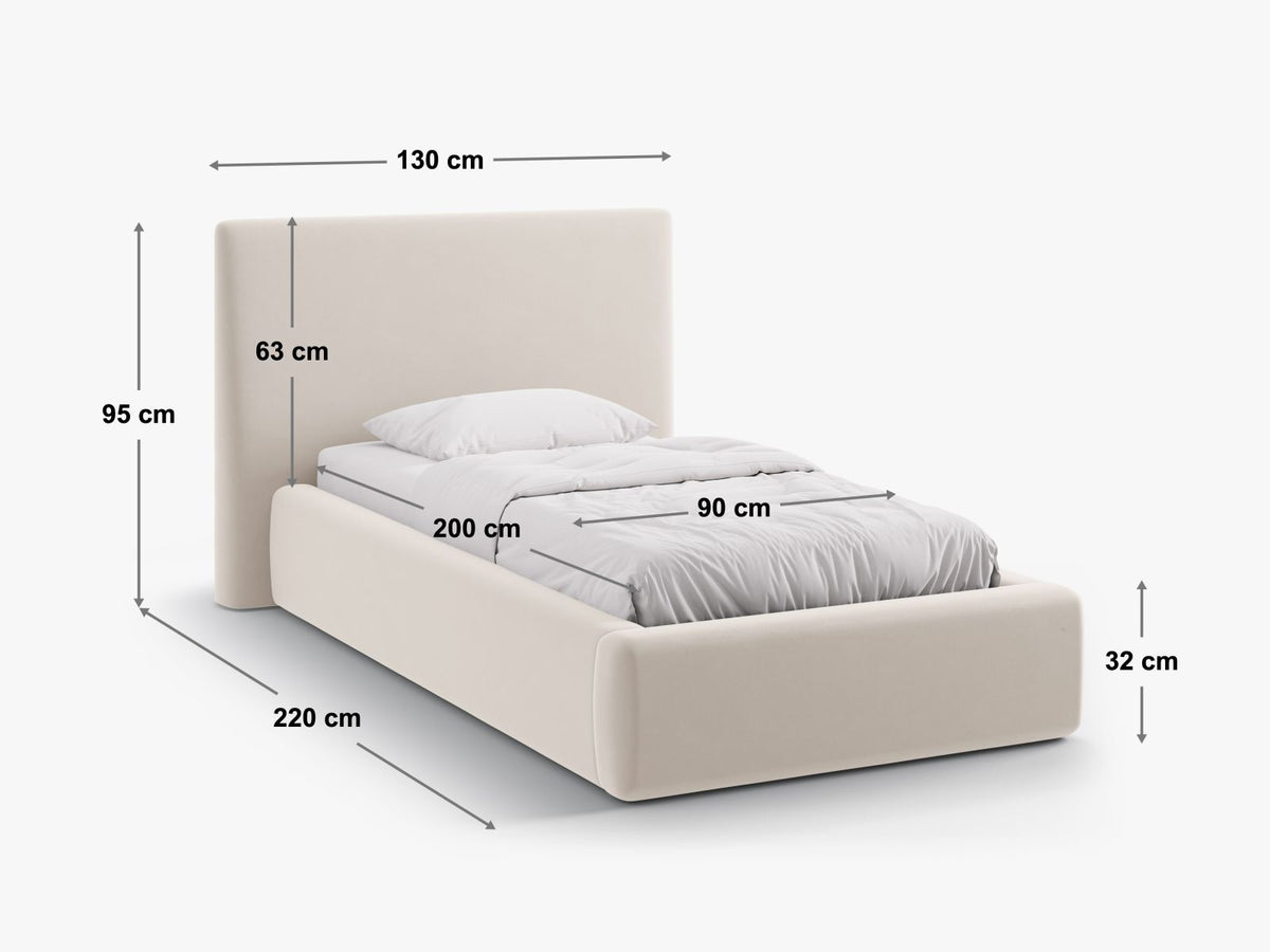 Letto Contenitore con Testata Amy