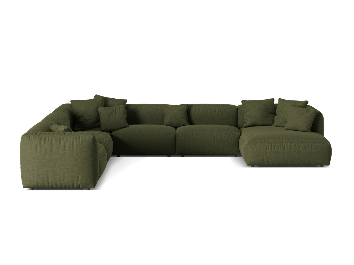 Divano Angolare Componibile XL Martina, 6 Posti, 316x406x75