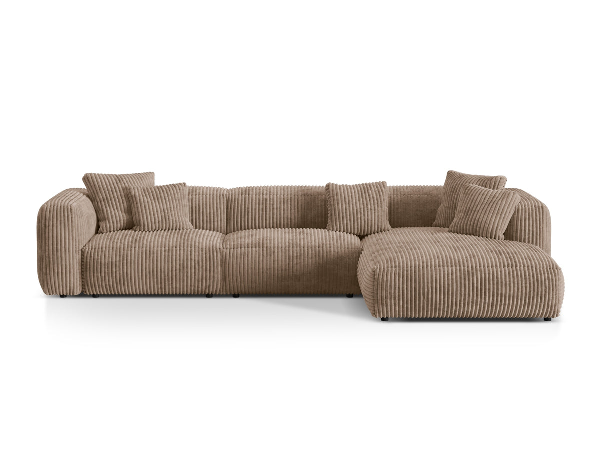 Divano Angolare Componibile XL Martina, 3 Posti, 176x330x75