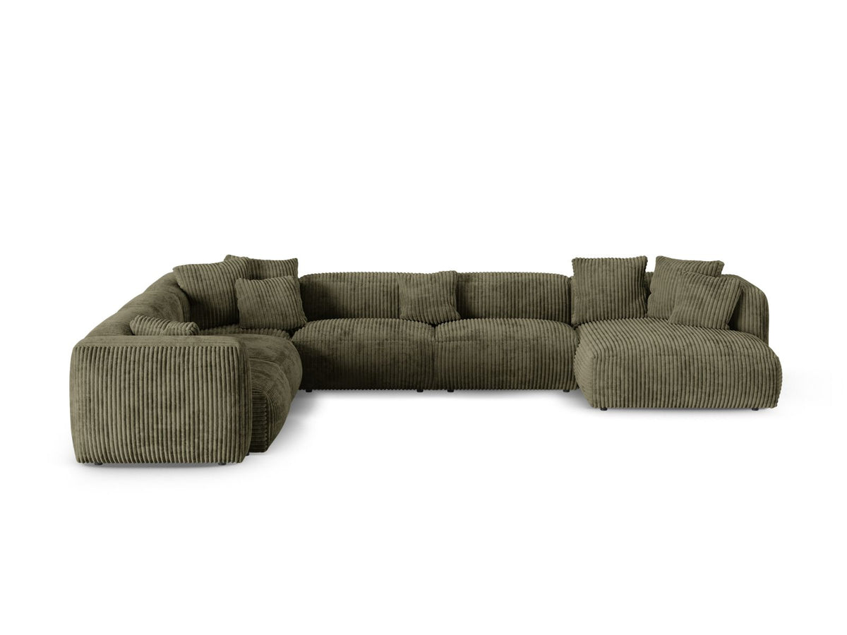 Divano Angolare Componibile XL Martina, 6 Posti, 330x420x75