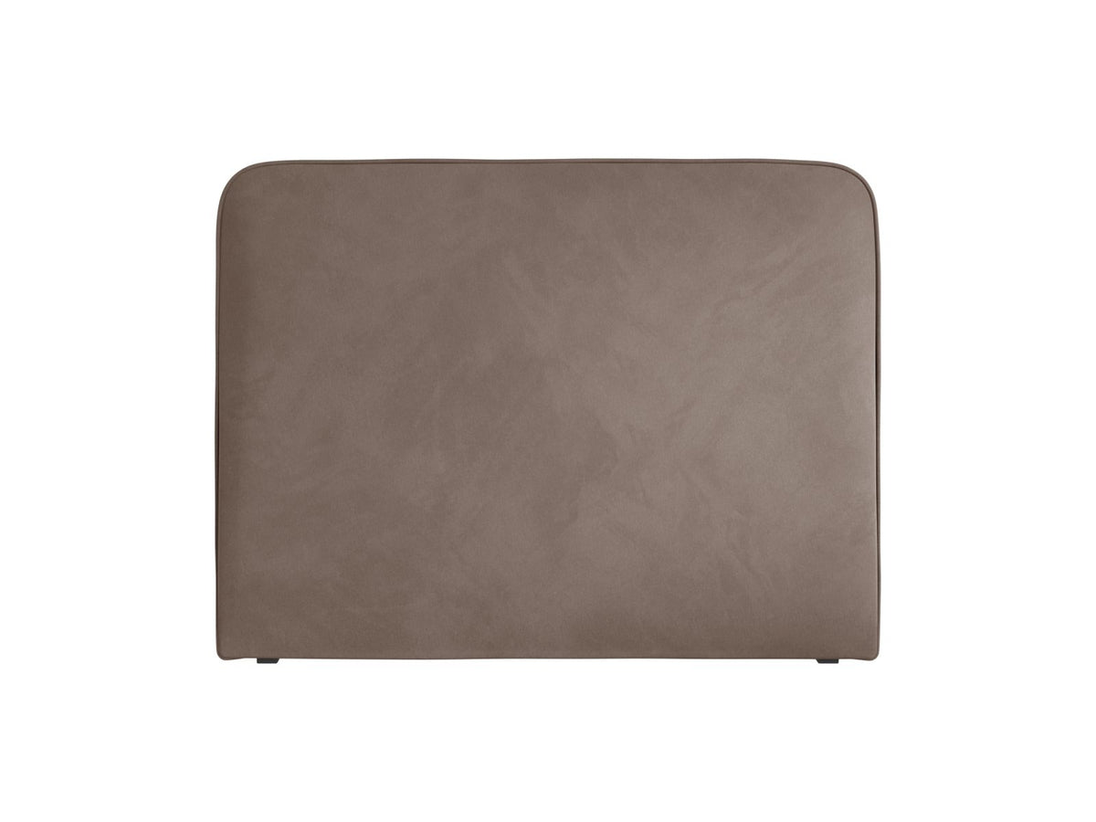 Testiera Jamie Alta 120 cm - Grigio Caldo 180x200
