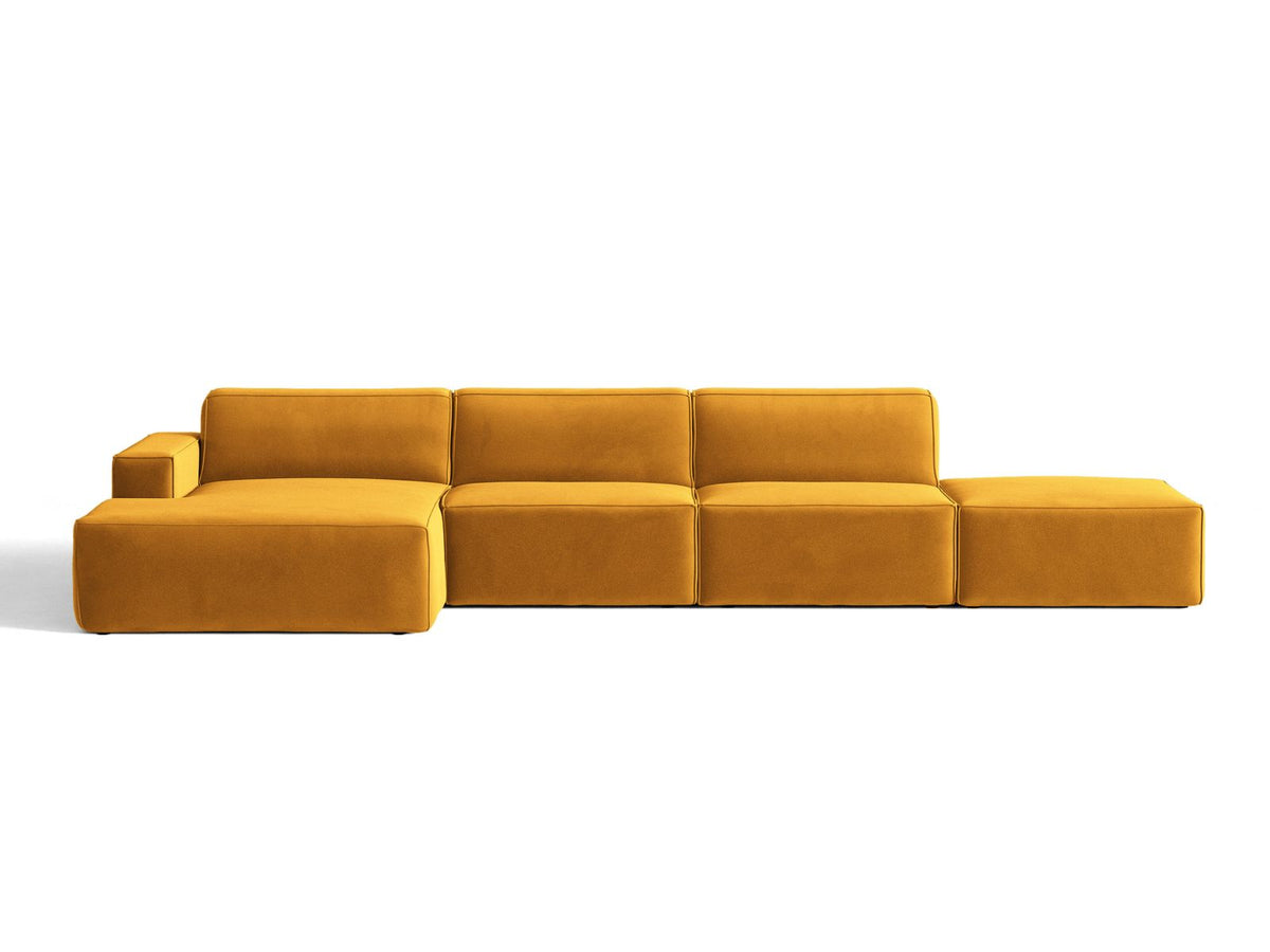 Divano Angolare Componibile Jodie, 5 Posti, 162x341x77