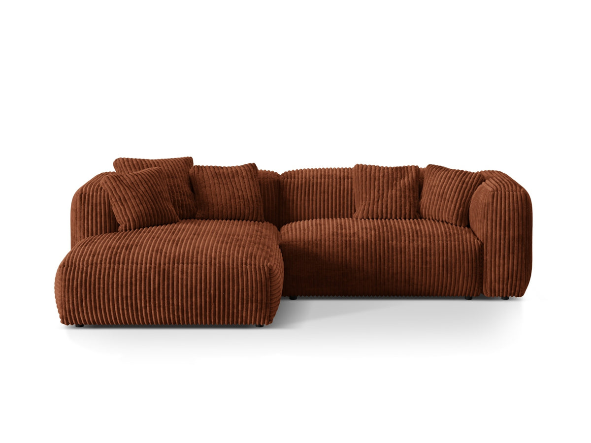 Divano Angolare Componibile XL Martina, 2 Posti, 176x280x75