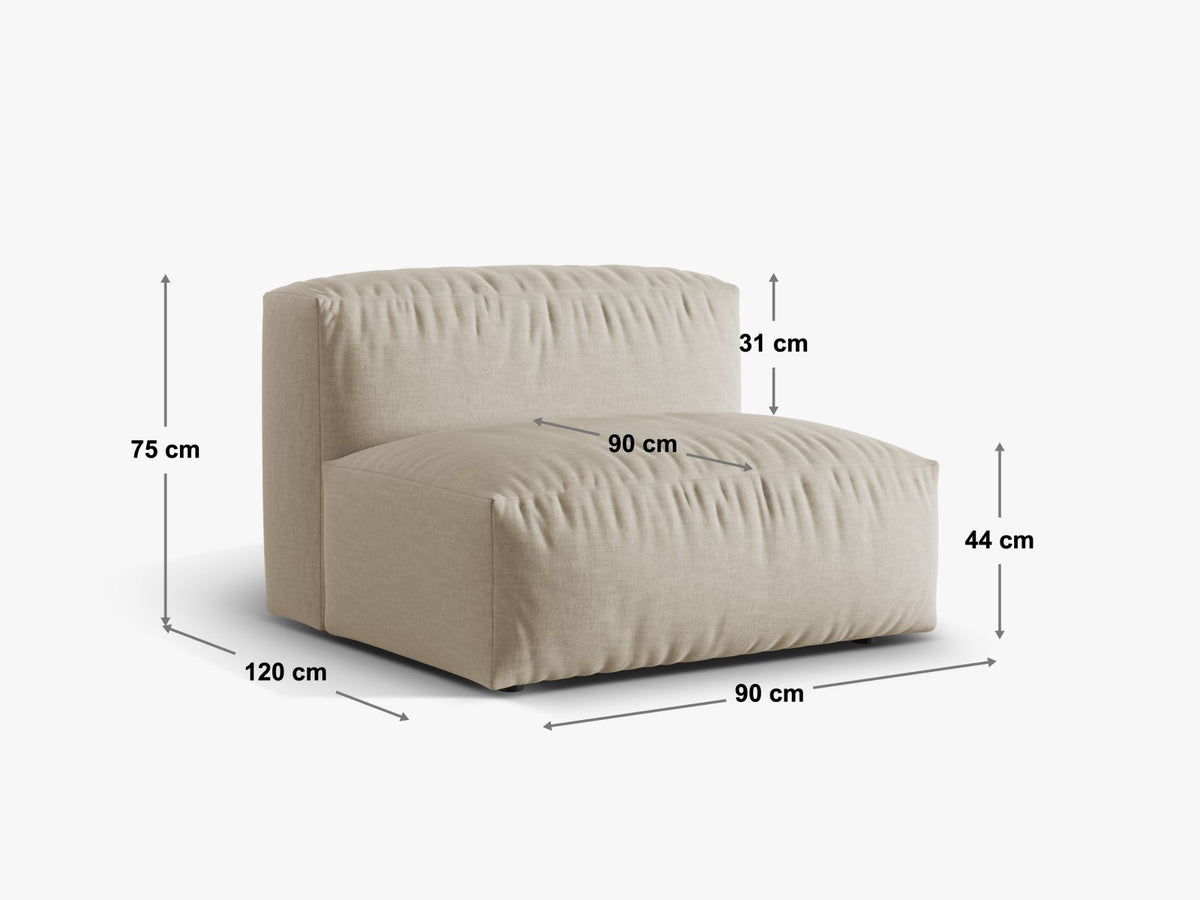 Modulo Singolo XL Martina, 1 Posto, 120x92x75