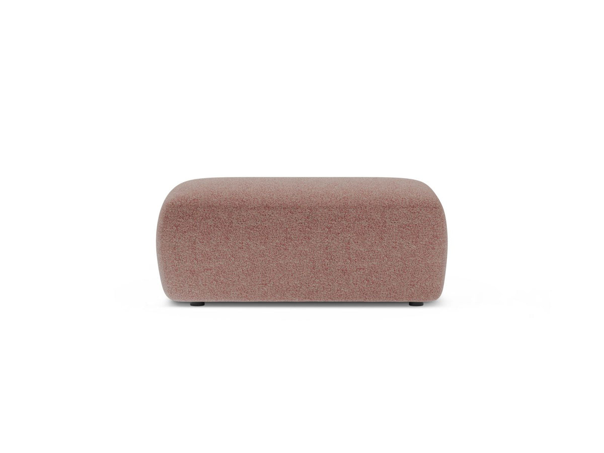 Pouf, "Kate", 1 Posto, 99x60x43 - Rosa Melange