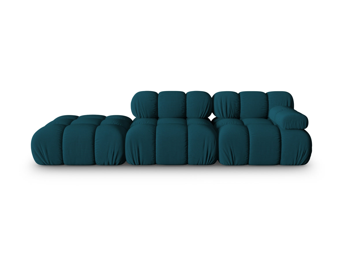 Divano Modulare Sinistro, "Bellis", 4 Posti, 282x94x70 - Blu Navy