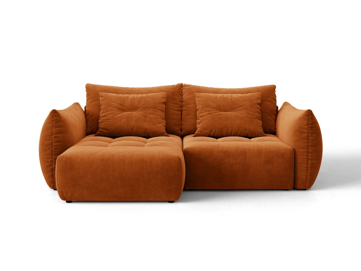 Divano Letto Angolare Componibile con Contenitore Bloom, 3 Posti, 152x250x87