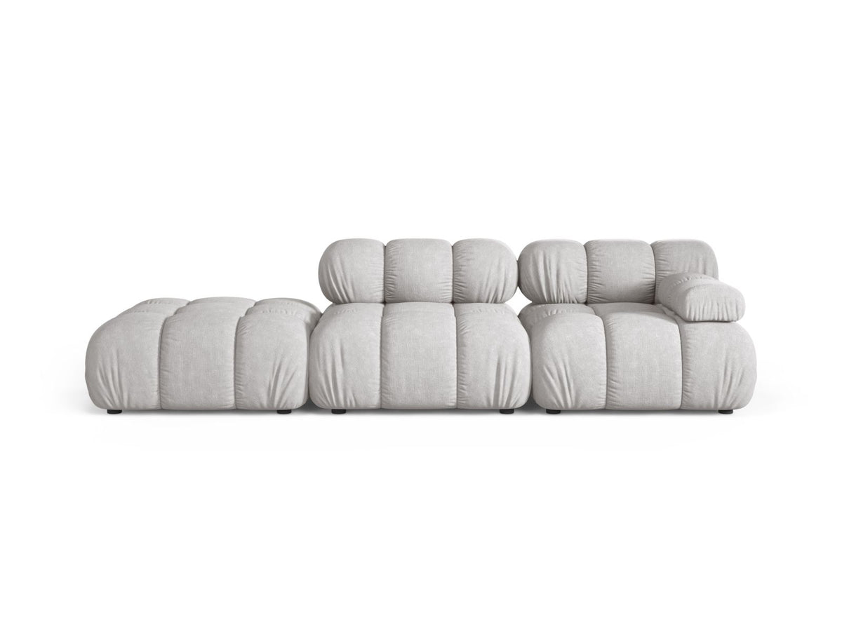 Divano Modulare Sinistro, "Bellis", 4 Posti, 282x94x70 - Grigio Chiaro