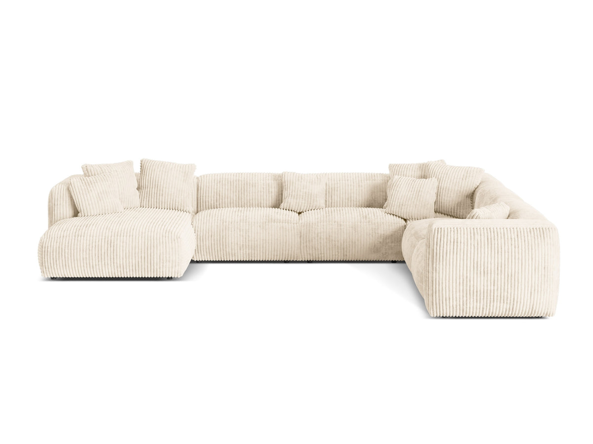 Divano Angolare Componibile XL Martina, 6 Posti, 316x406x75