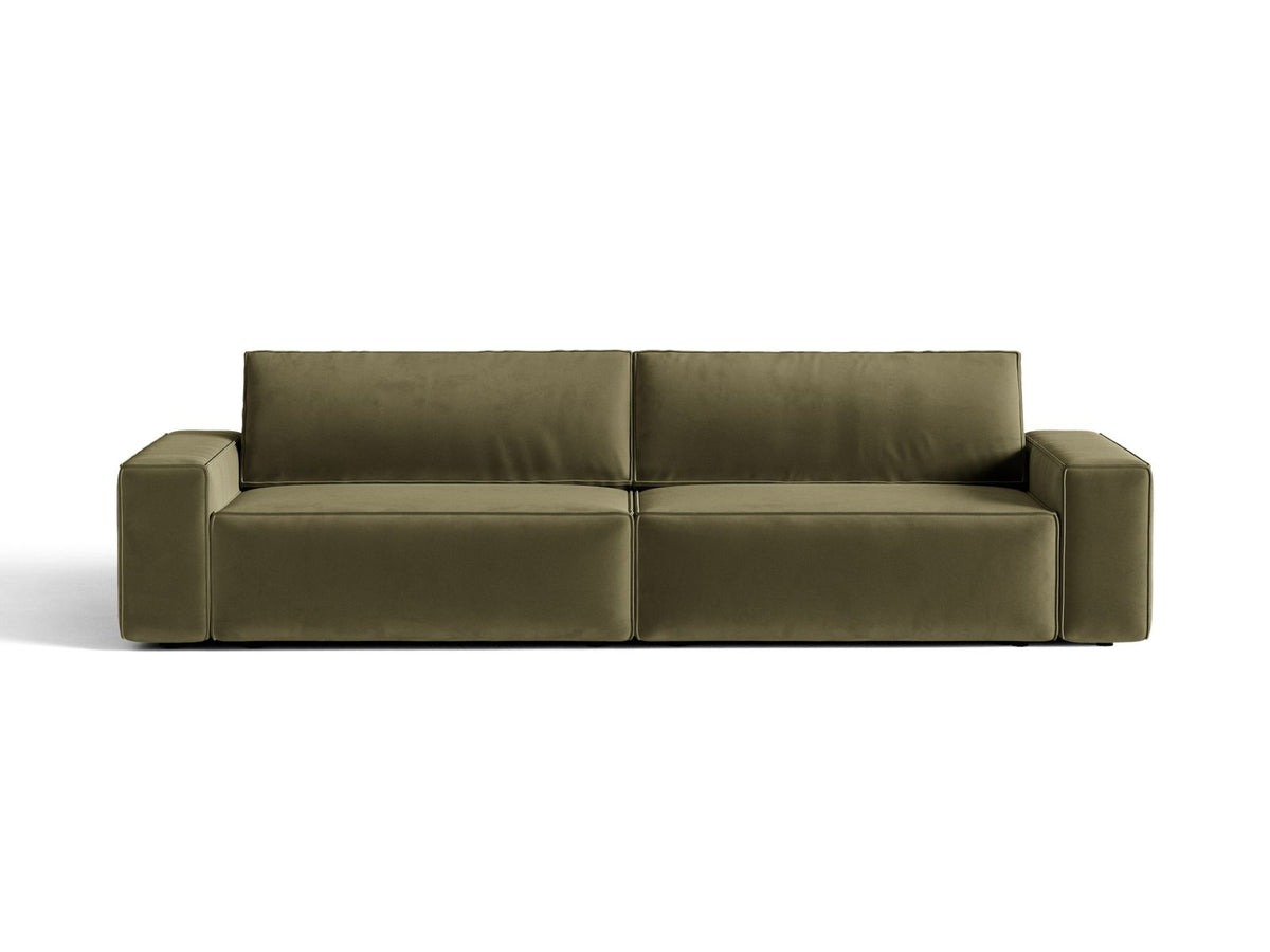Divano Letto con Contenitore Jodie, 3 Posti, 107x247x86