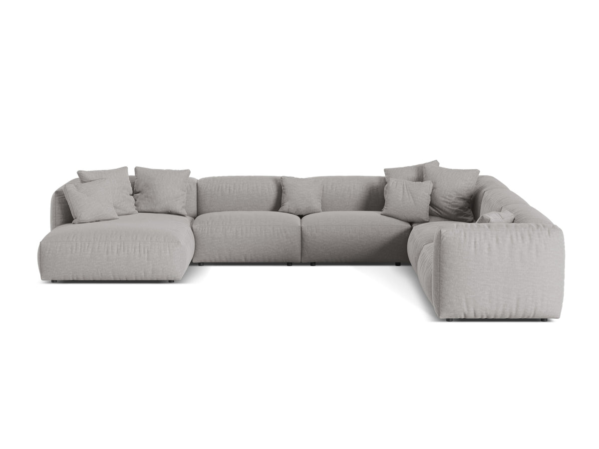 Divano Angolare Componibile XL Martina, 6 Posti, 316x406x75