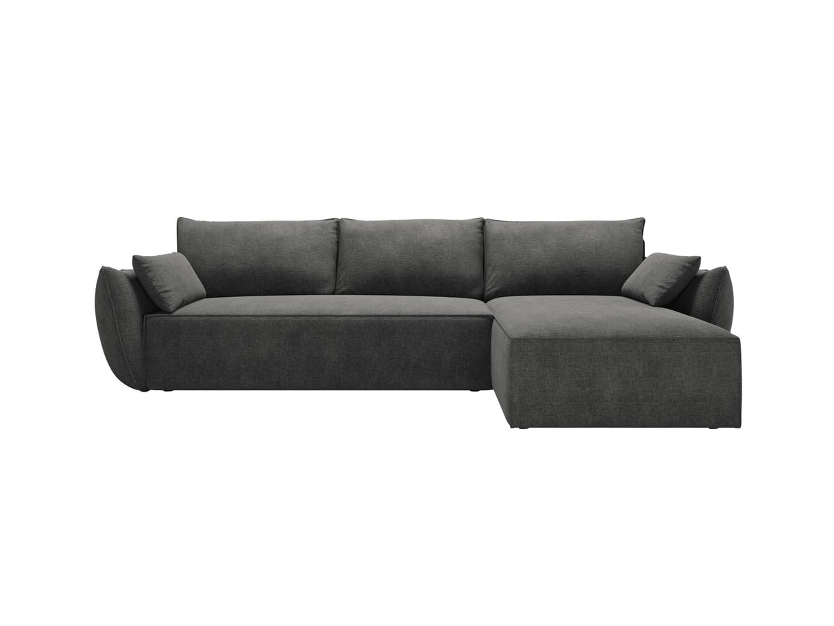 Divano Letto Angolare con Contenitore Kaelle, 4 Posti, 168x262x87