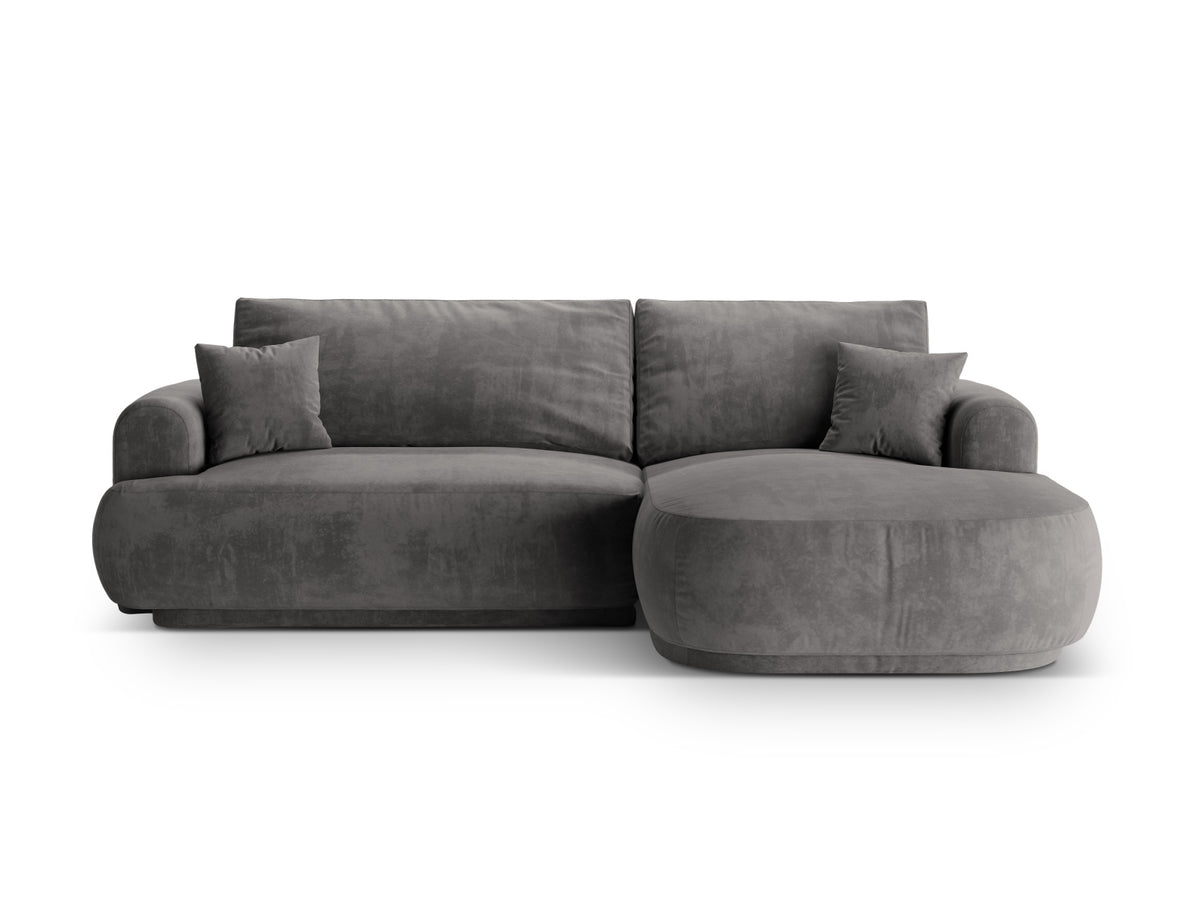 Divano Letto Angolare Componibile con Contenitore Ella, 5 Posti, 174x271x88