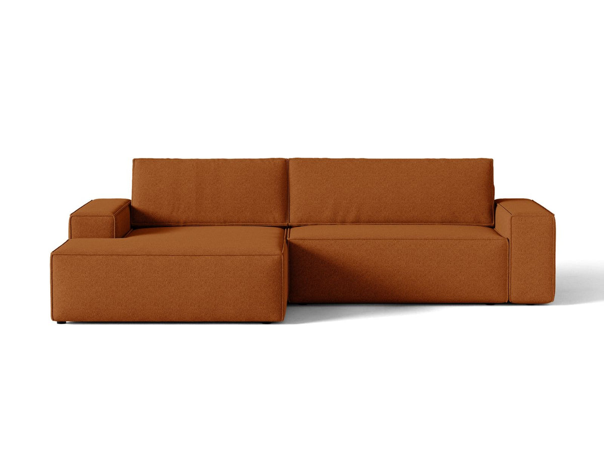 Divano Letto Angolare con Contenitore Jodie, 3 Posti, 151x246x86