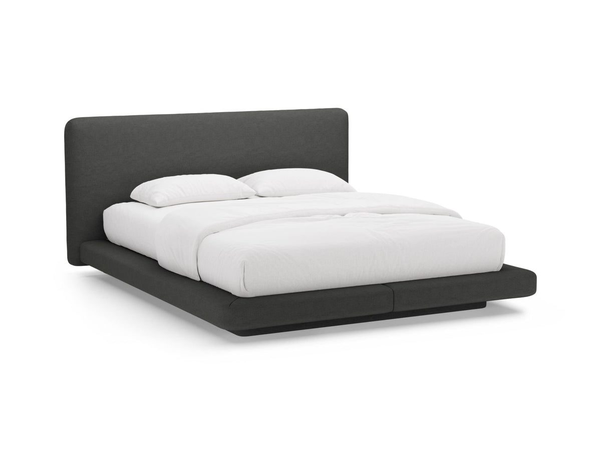 Letto con Testata, "Linea", 225x244x98 - Antracite