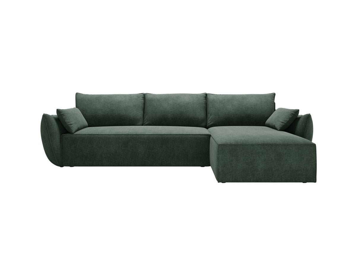 Divano Letto Angolare con Contenitore Kaelle, 4 Posti, 168x262x87