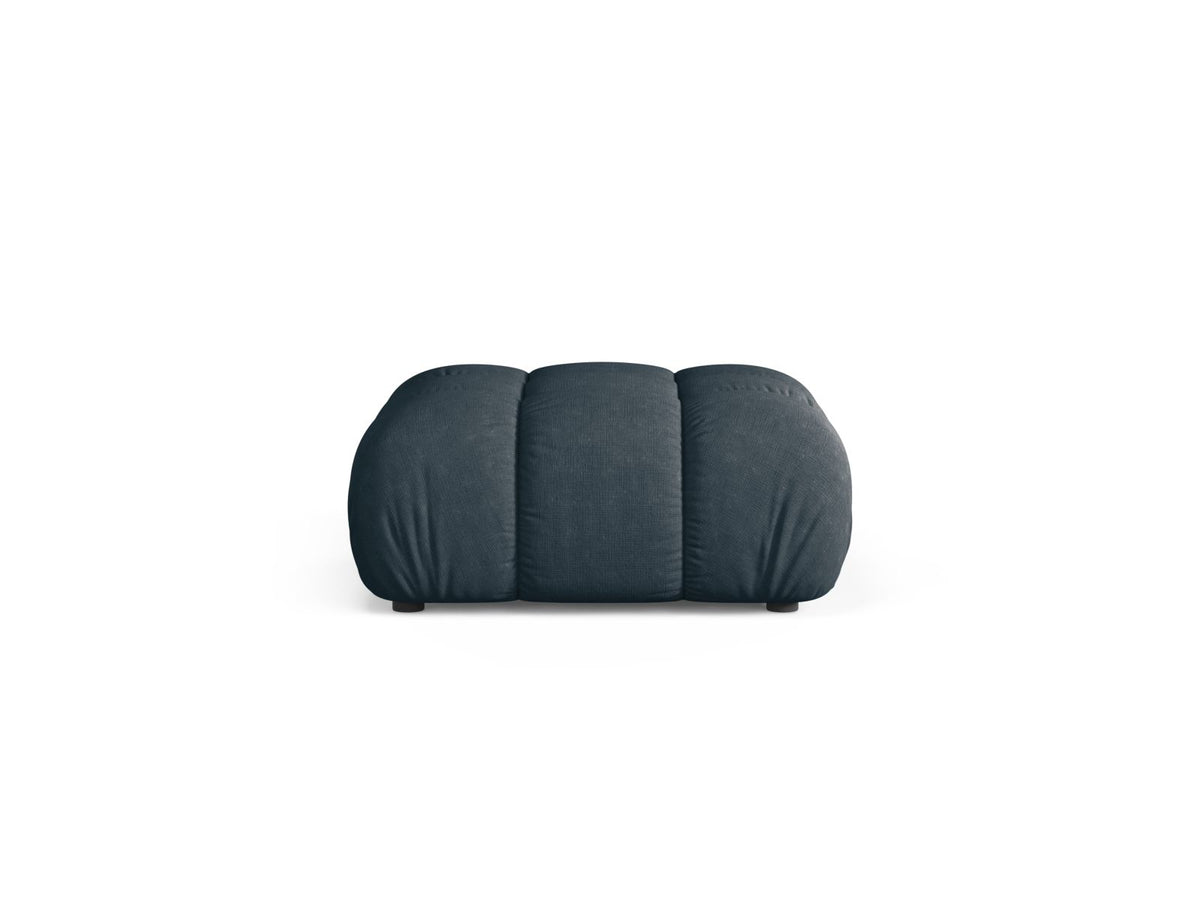 Pouf, "Bellis", 1 Posto, 94x94x43 - Petrolioio Profondo
