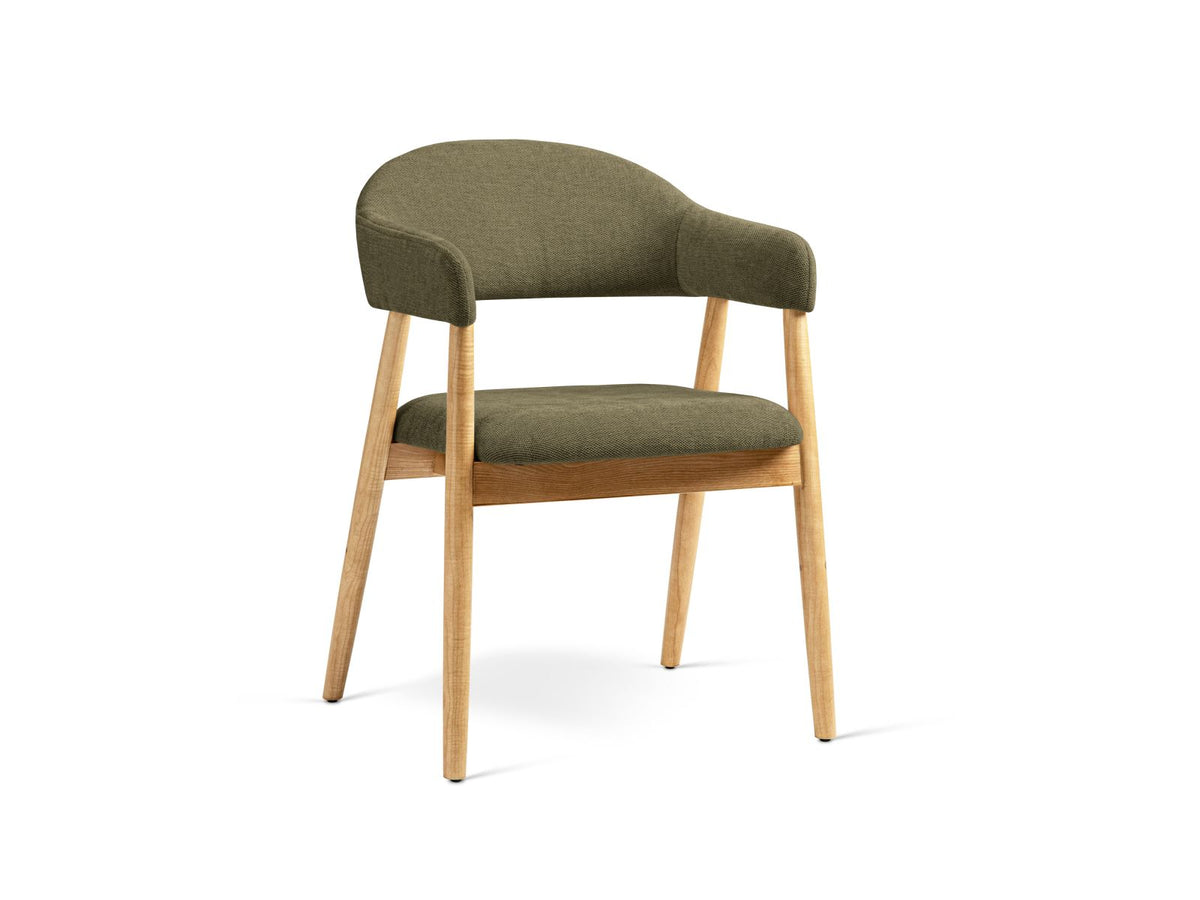 Sedia in Velluto, "Adra", 1 Posto, 56x59x77 - Verde Chiaro