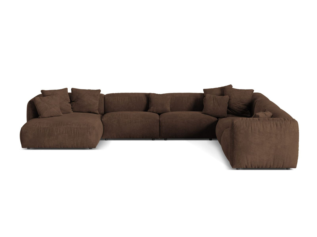 Divano Angolare Componibile XL Martina, 6 Posti, 330x420x75