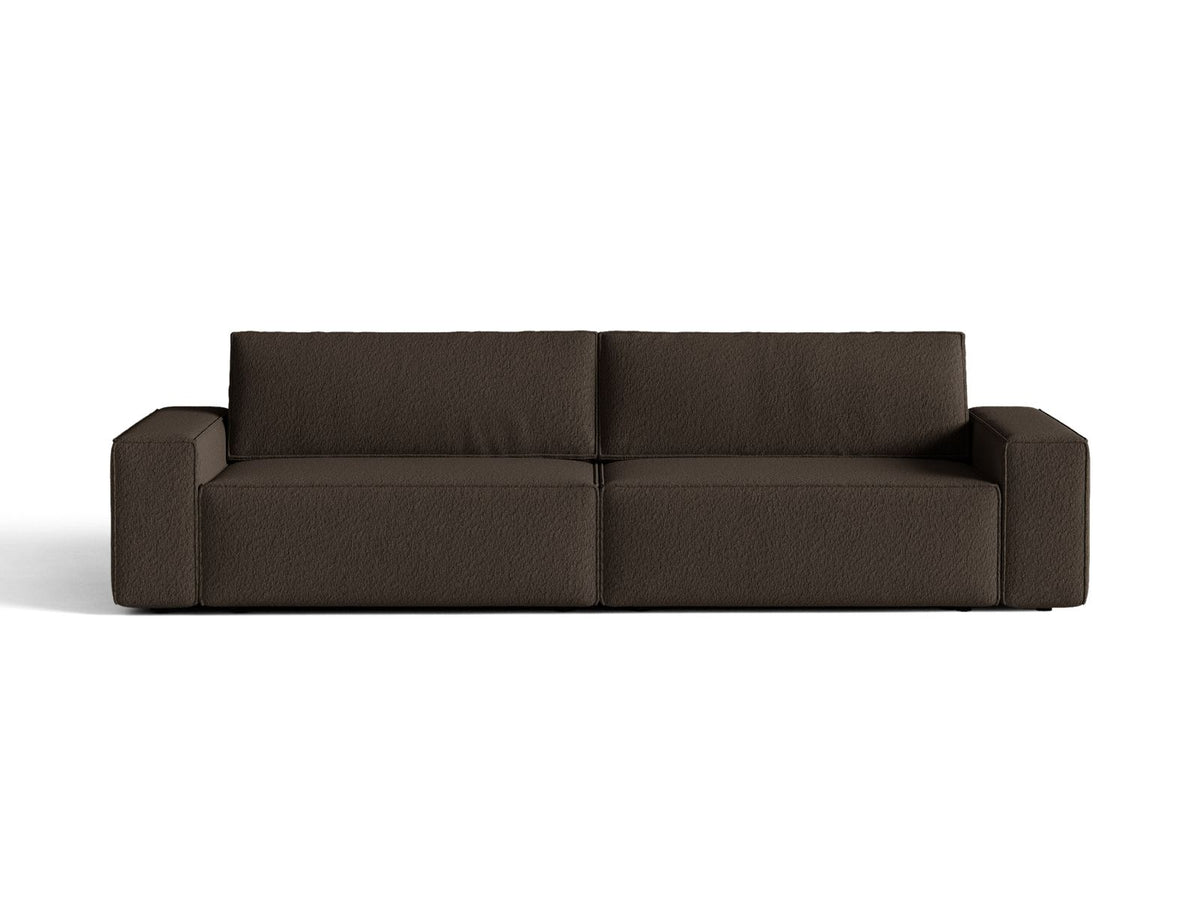 Divano Letto con Contenitore Jodie, 3 Posti, 107x247x86