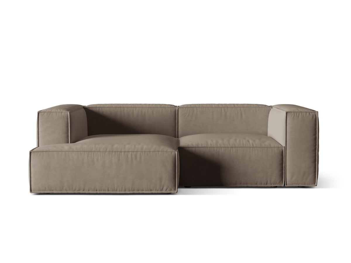 Divano Angolare Componibile Nuria, 3 Posti, 147x252x72