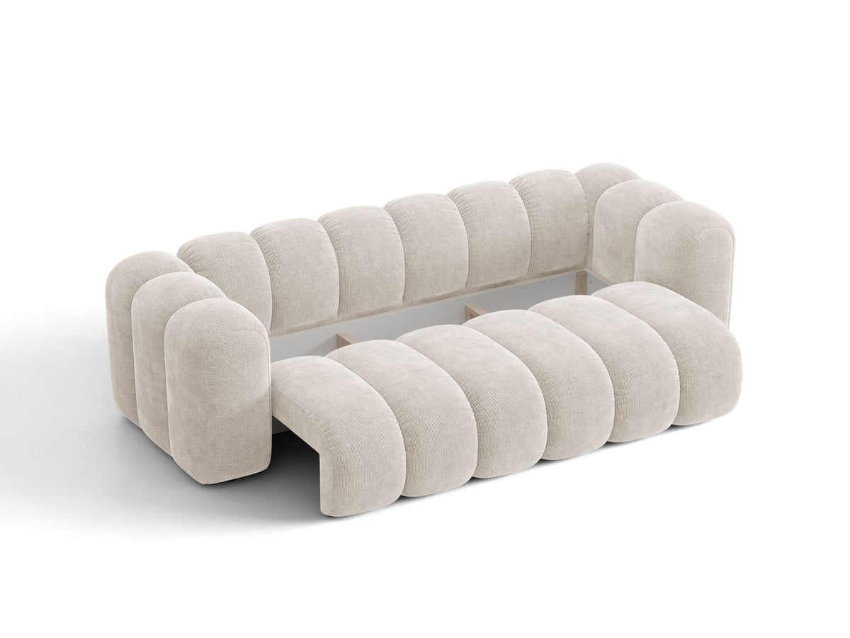 Divano Letto con Contenitore Lupine, 3 Posti, 102x250x70