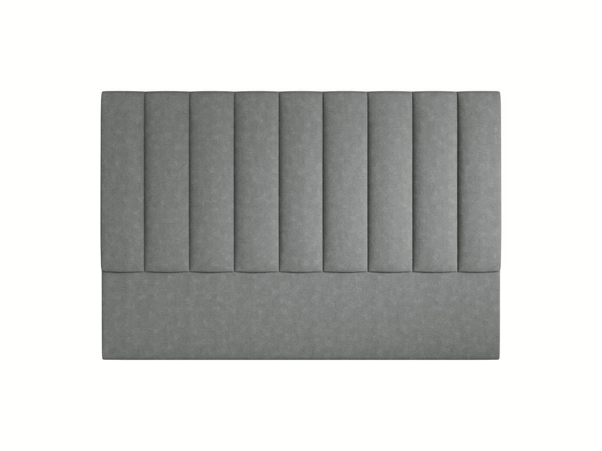 Testiera Marl Alta 120 cm - Grigio 180x200