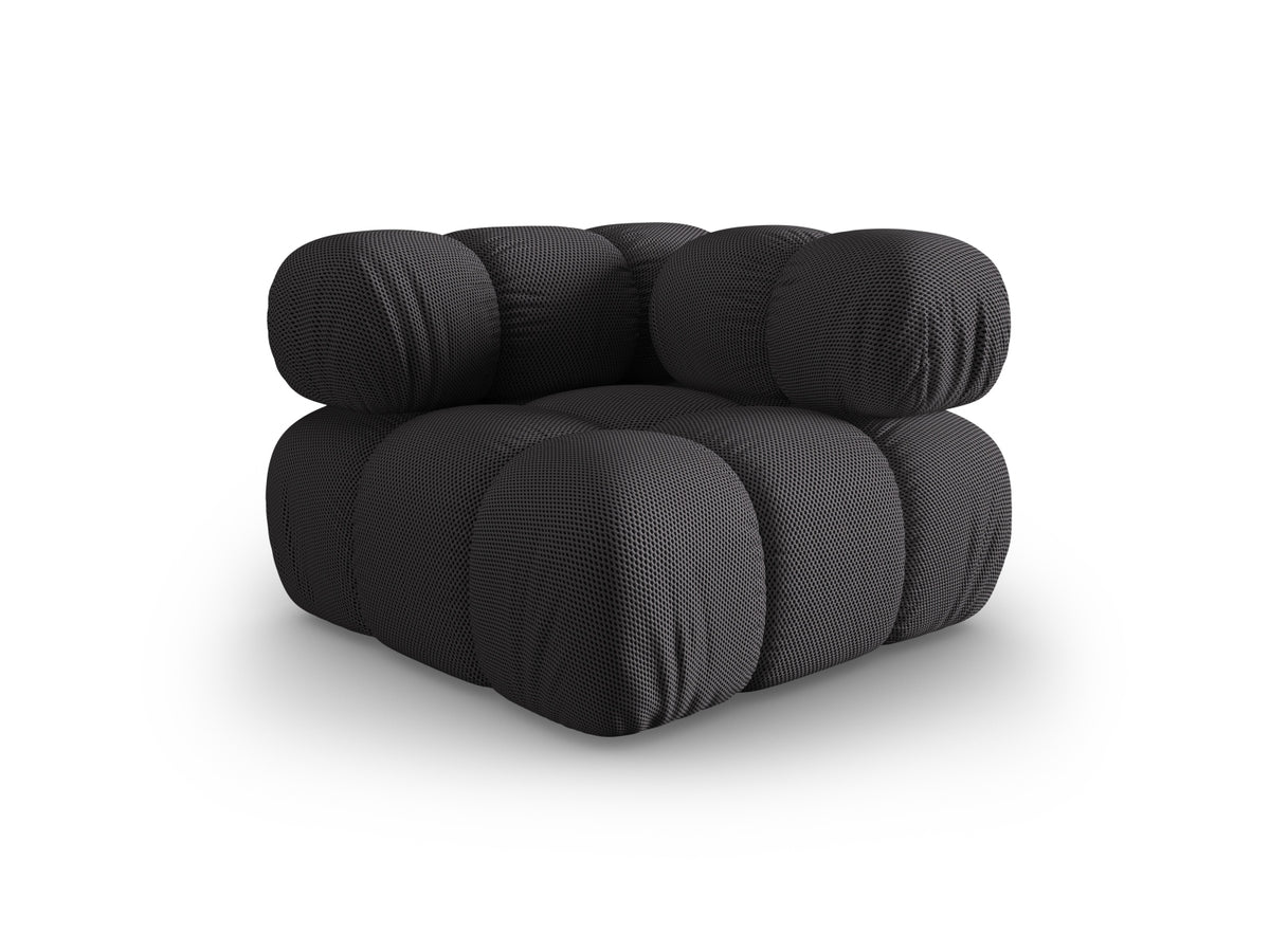 Modulo Angolare, "Bellis", 1 Posto, 94x94x70 - Espresso