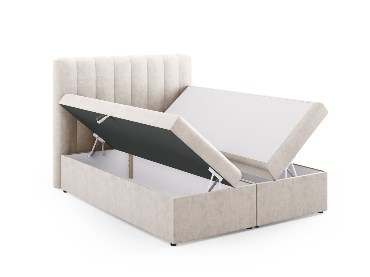 Letto: testiera + molle/materasso + coprimaterasso, "Kelp", 210x160x125