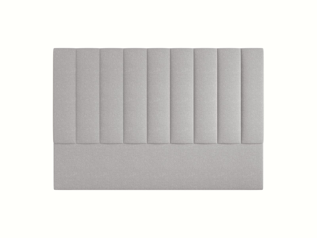 Testata del Letto, "Marl", 180x8x120 - Grigio Chiaro