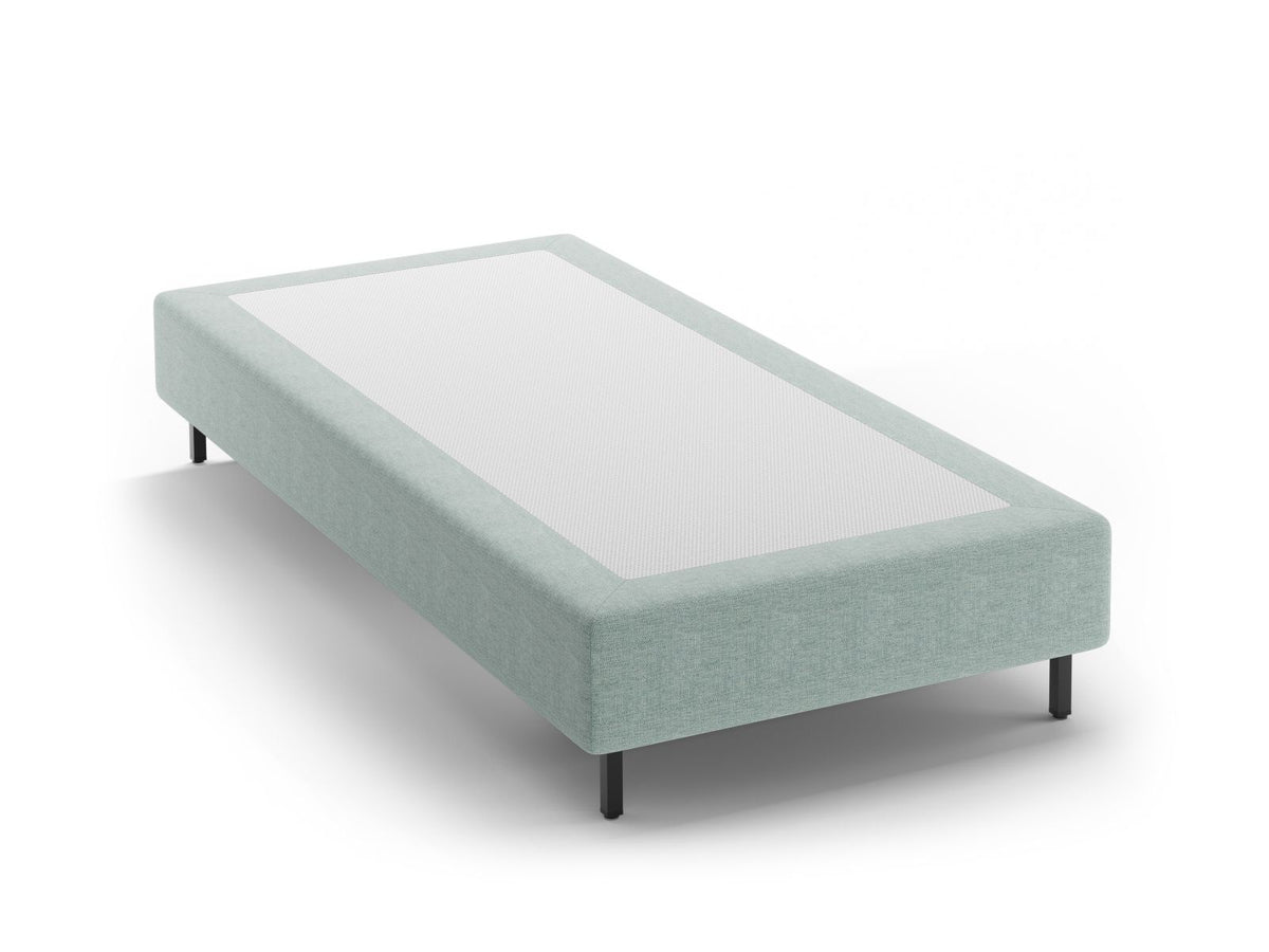 Base Letto Whale Gambe metallo nero - Menta 90x200