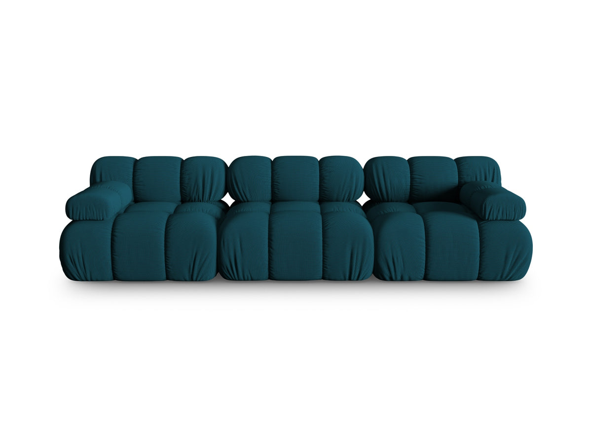 Divano Modulare, "Bellis", 3 Posti, 282x94x70 - Blu Navy