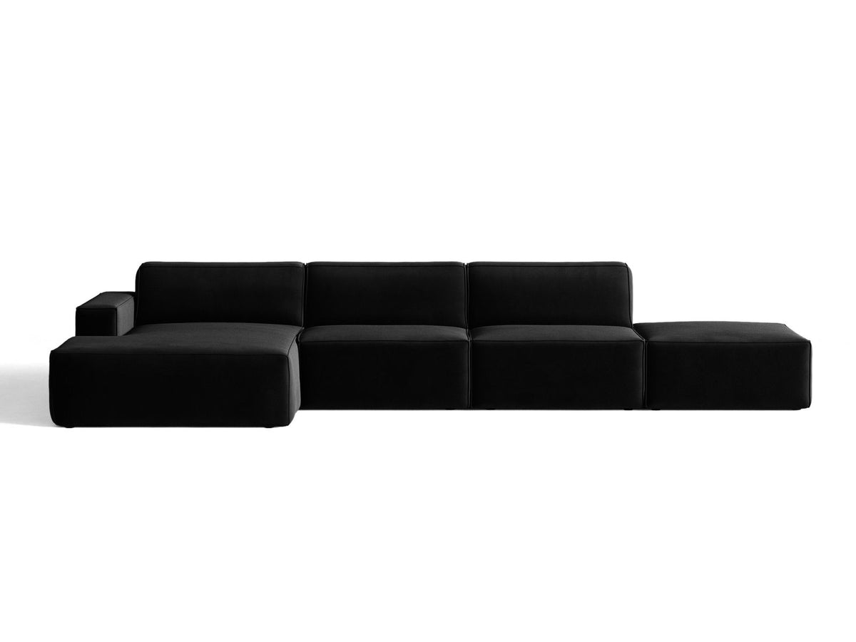 Divano Angolare Componibile Jodie, 5 Posti, 162x341x77